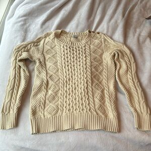 LL Bean fisherman’s sweater